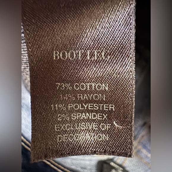 White House Black Market Indigo Wide Leg Jeans - Picture 12 of 13